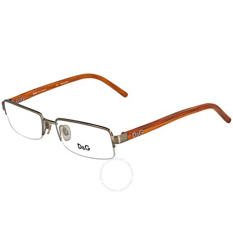 Dolce & Gabbana Clear Demo Lens Rectangular Unisex